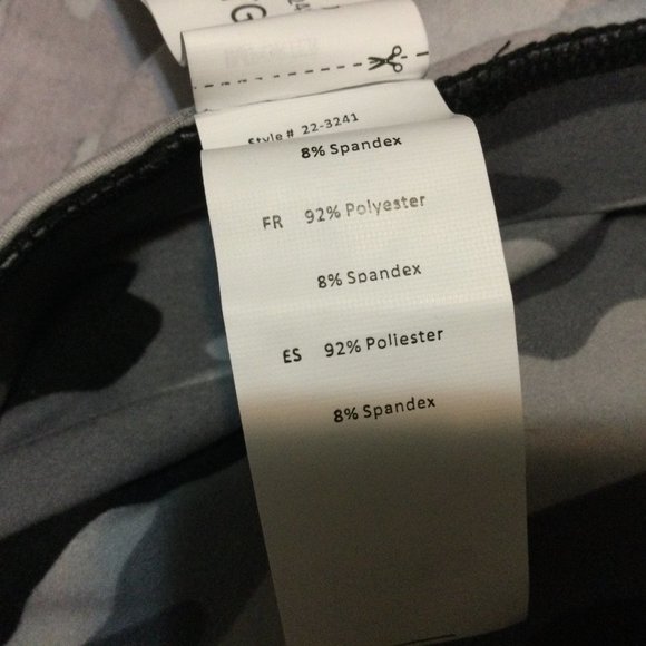 SWS Gray Camo Soft Leggings XL NWT - Picture 9 of 13